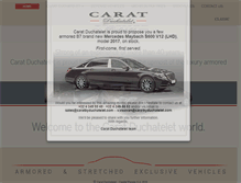 Tablet Screenshot of caratbyduchatelet.com